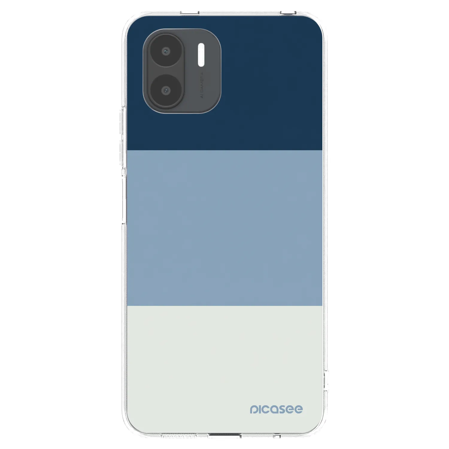 Picasee silikonowe przeźroczyste etui na Xiaomi Redmi A2 - Coastal Blue