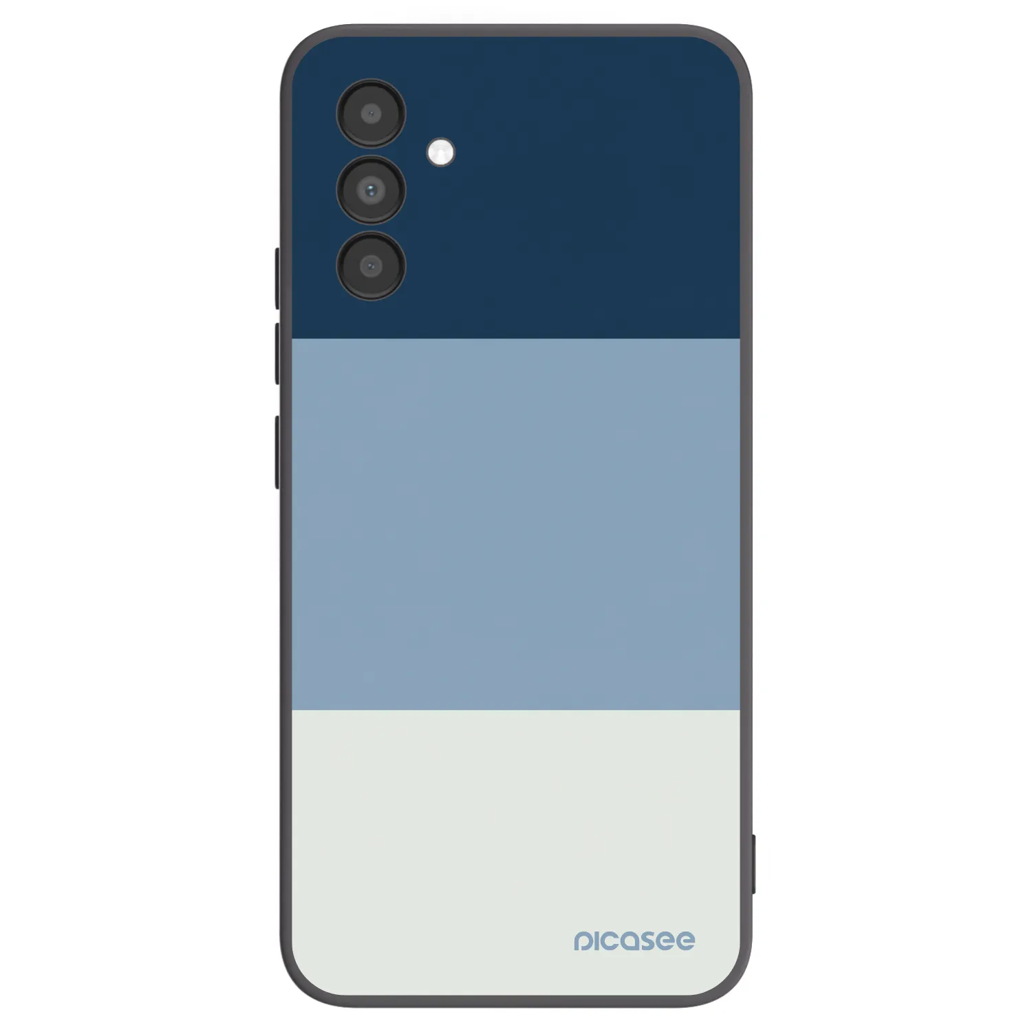 Picasee silikonowe czarne etui na Samsung Galaxy A04s A047F - Coastal Blue