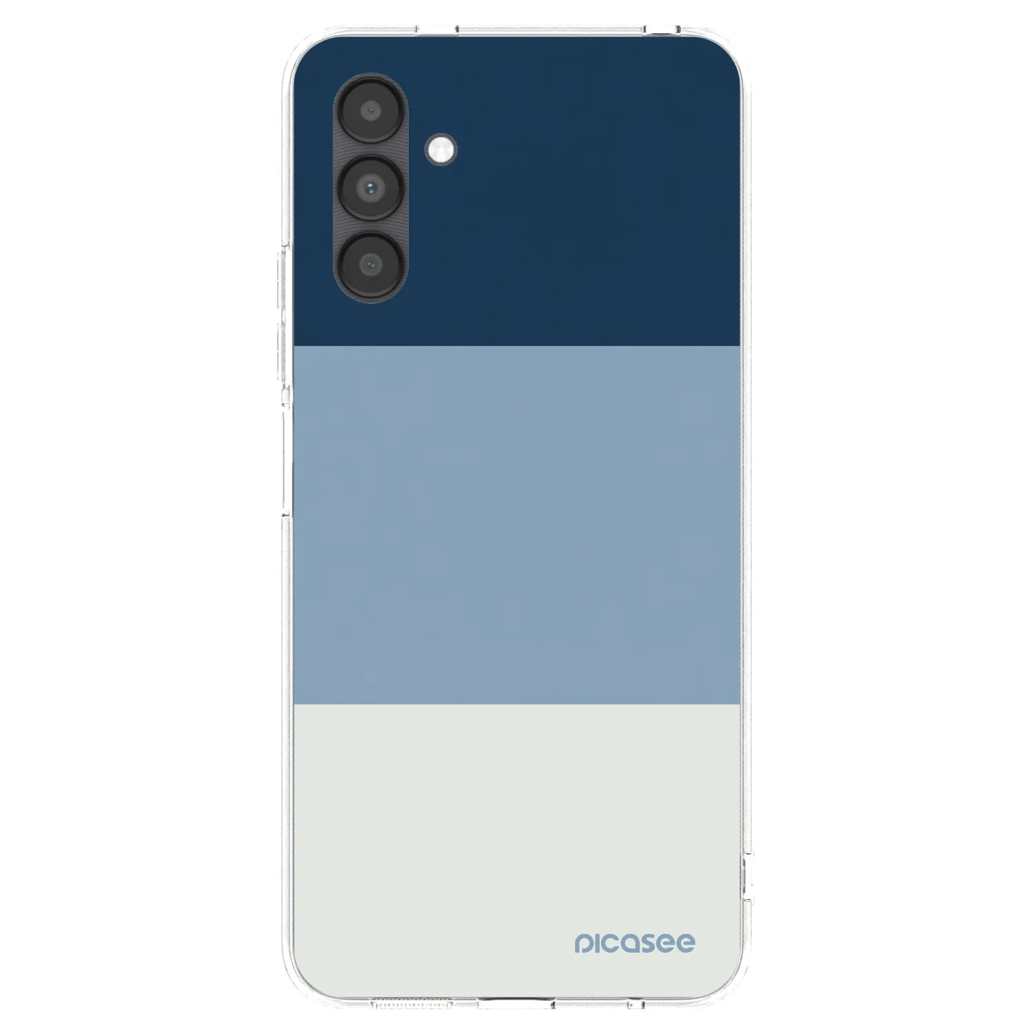 Picasee silikonowe przeźroczyste etui na Samsung Galaxy A04s A047F - Coastal Blue