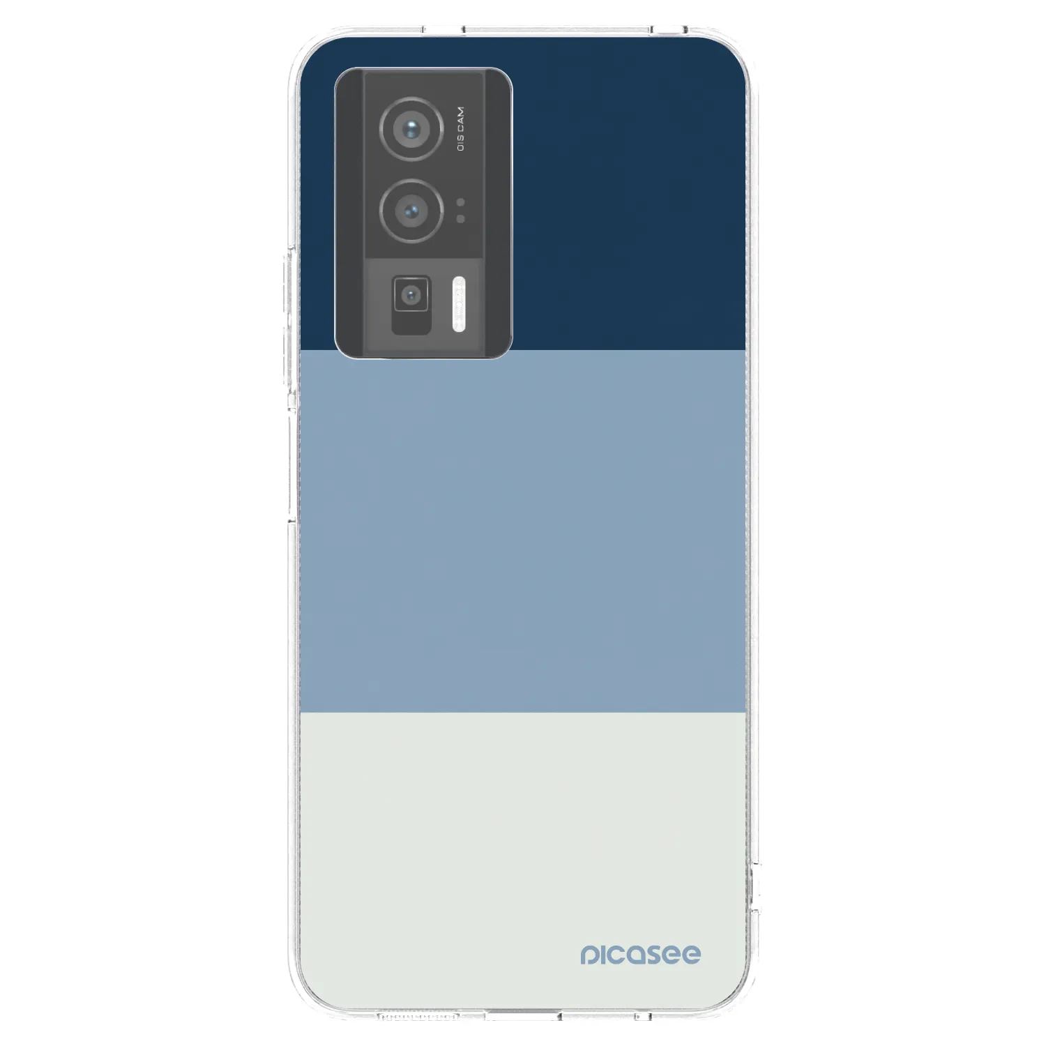 Picasee silikonowe przeźroczyste etui na Xiaomi Poco F5 Pro 5G - Coastal Blue
