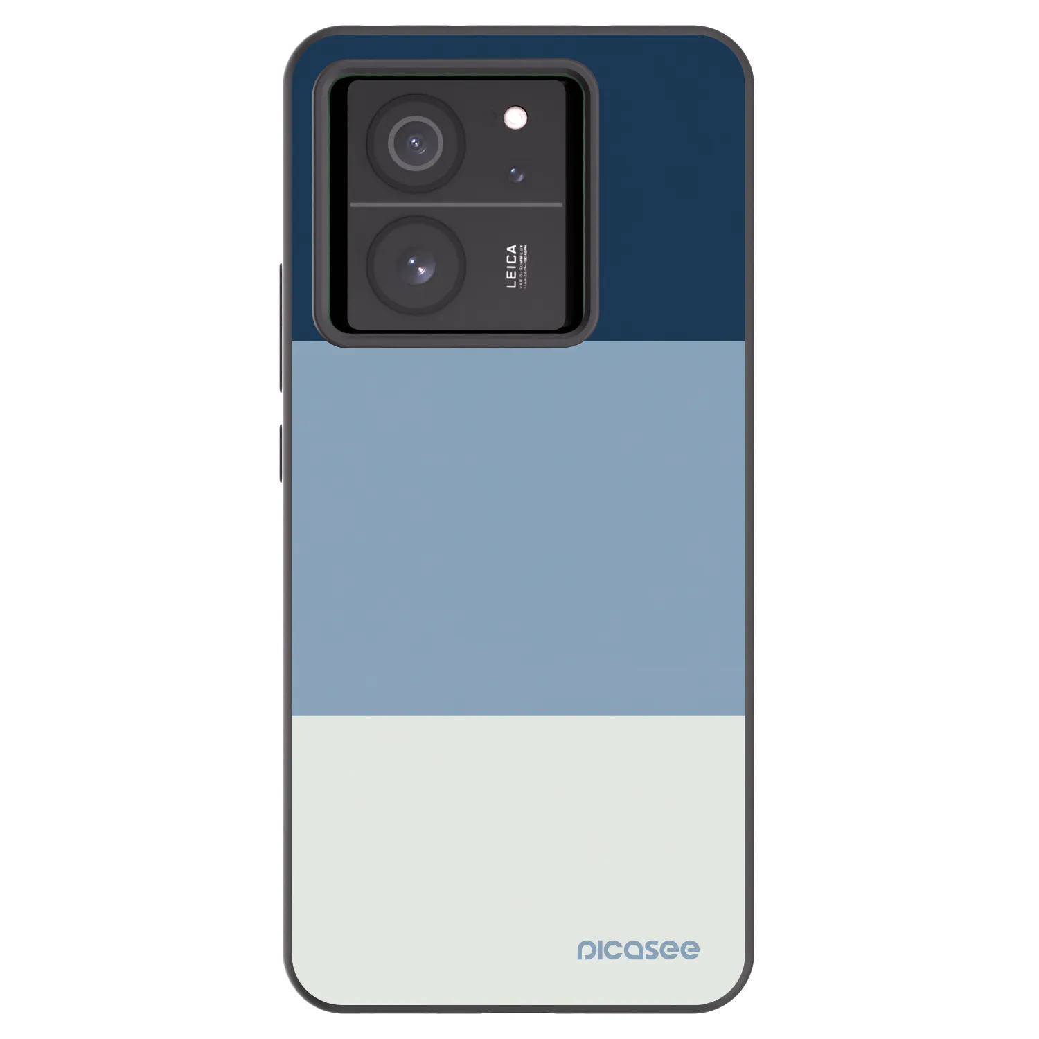 Picasee silikonowe czarne etui na Xiaomi 13T Pro - Coastal Blue
