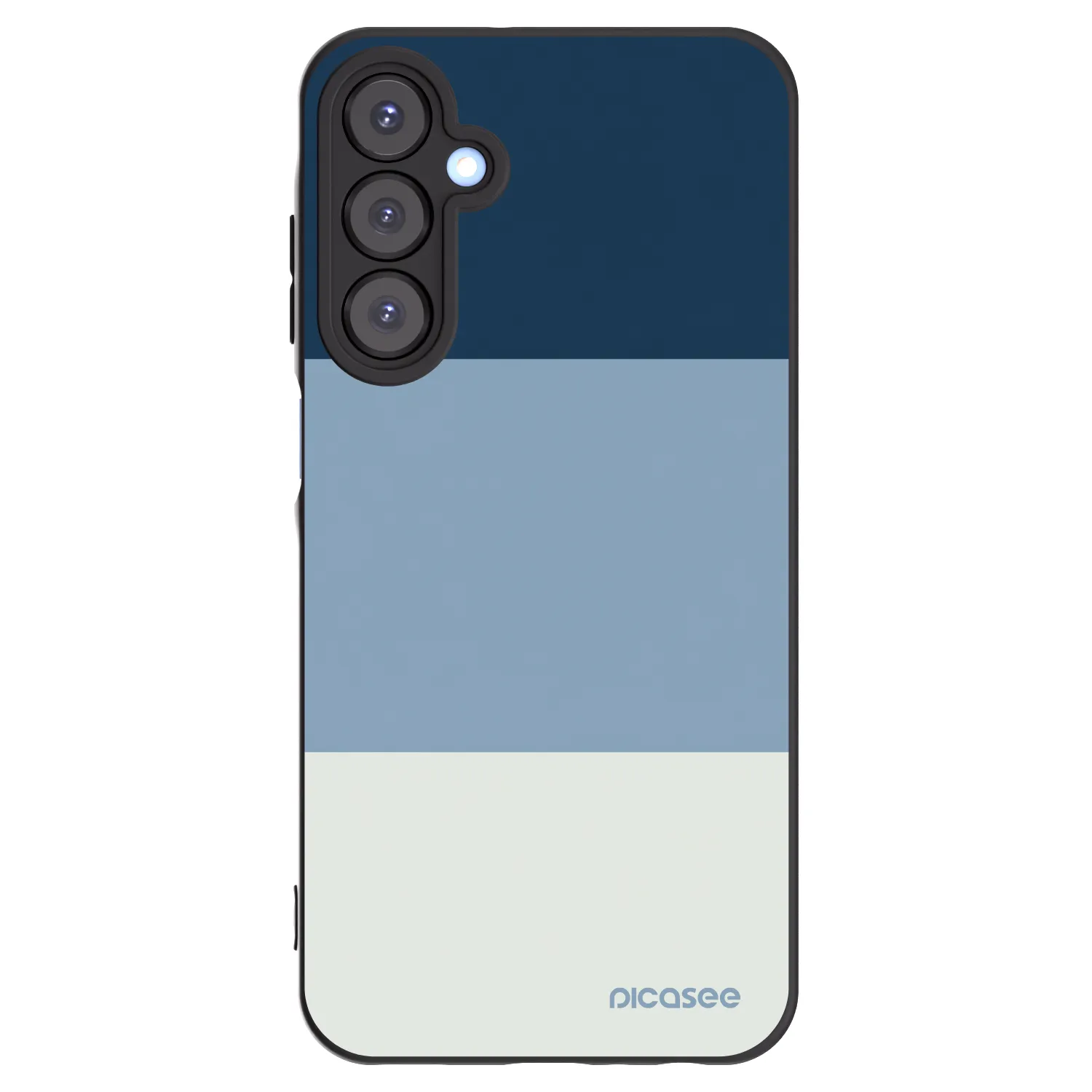 Picasee silikonowe czarne etui na Samsung Galaxy A25 A256B 5G - Coastal Blue