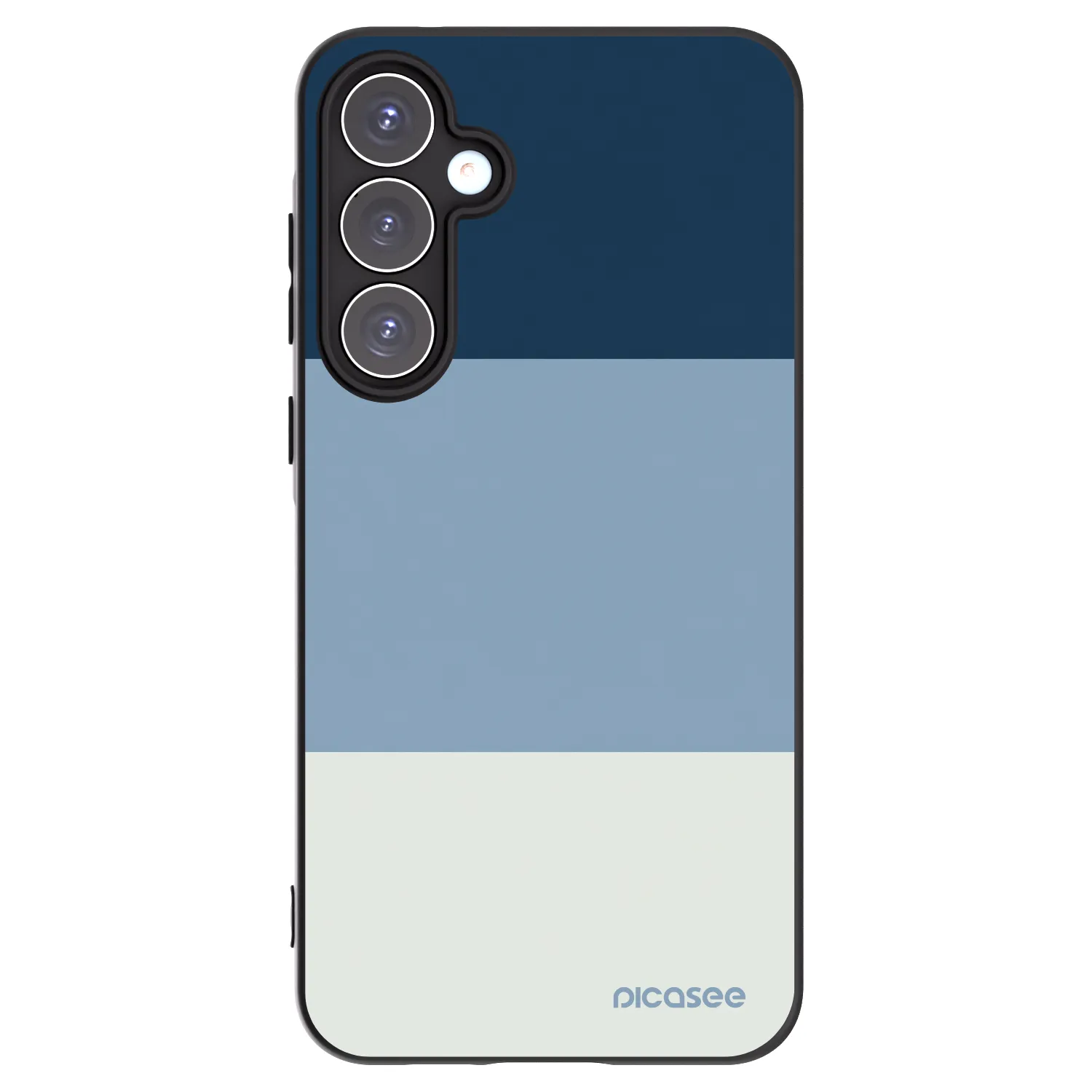 Picasee silikonowe czarne etui na Samsung Galaxy A55 5G A556B - Coastal Blue
