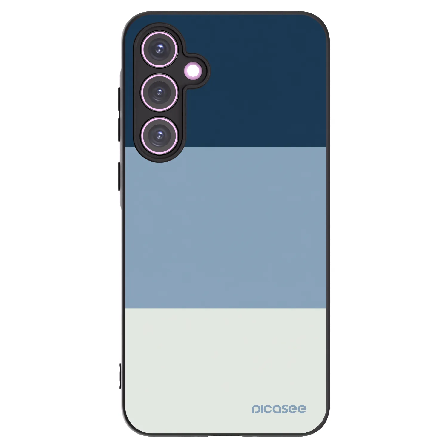 Picasee silikonowe czarne etui na Samsung Galaxy A35 5G A356B - Coastal Blue