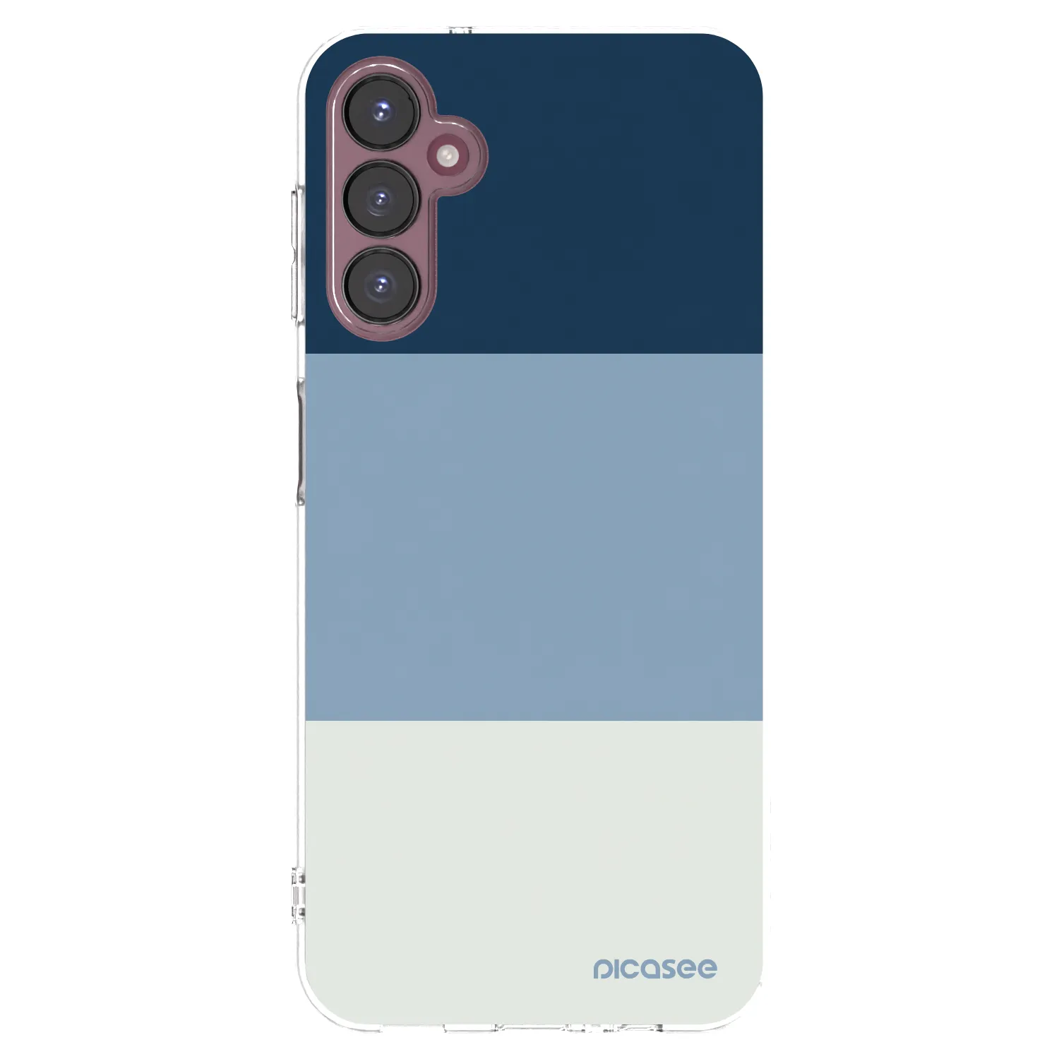 Picasee silikonowe przeźroczyste etui na Samsung Galaxy A05s A057G - Coastal Blue