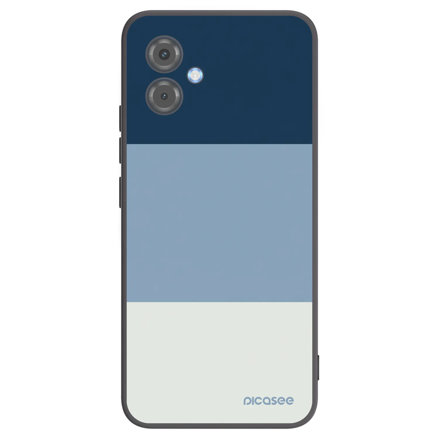 Picasee silikonowe czarne etui na Motorola Moto G14 - Coastal Blue
