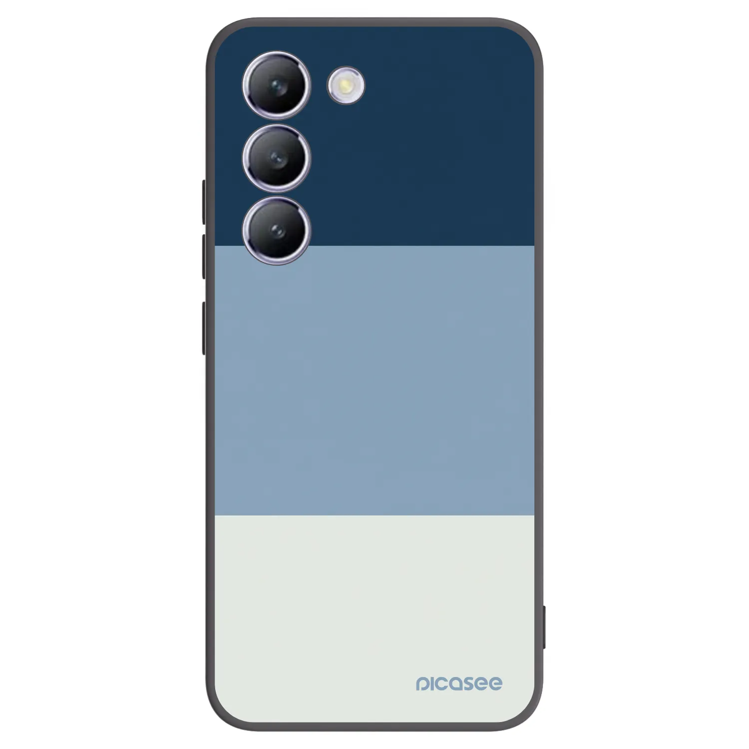 Picasee silikonowe czarne etui na Vivo V40 SE 5G - Coastal Blue