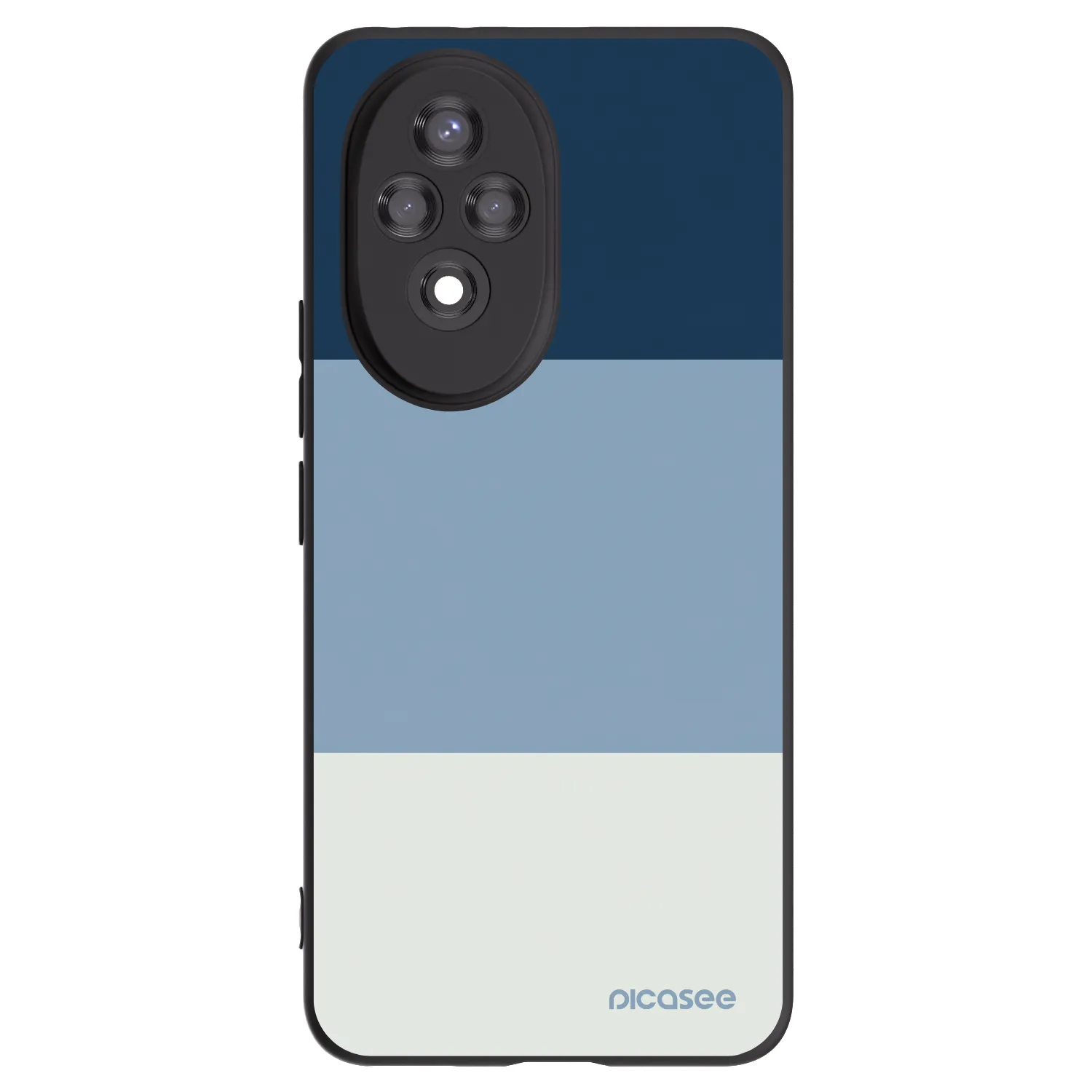 Picasee silikonowe czarne etui na Honor 200 5G - Coastal Blue