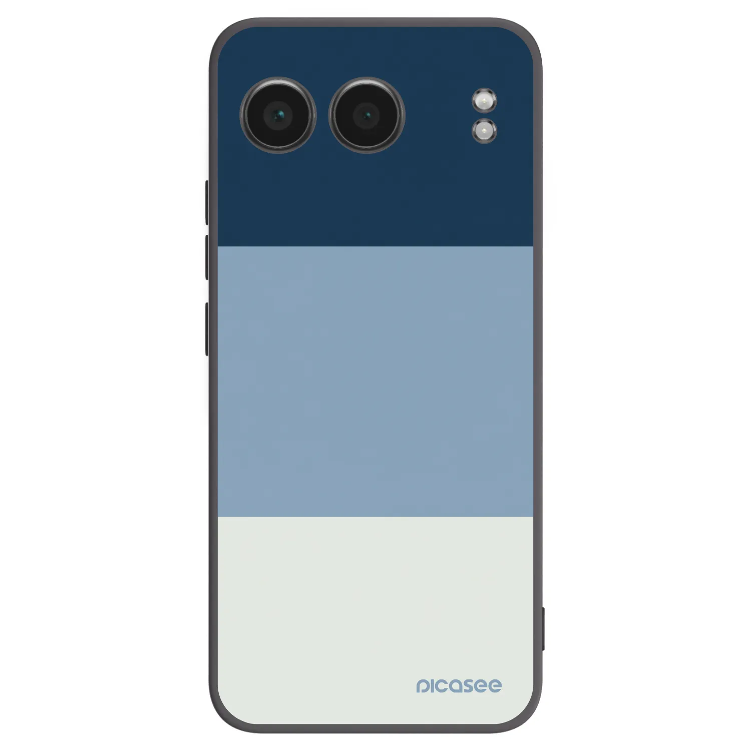 Picasee silikonowe czarne etui na OnePlus Nord 4 - Coastal Blue