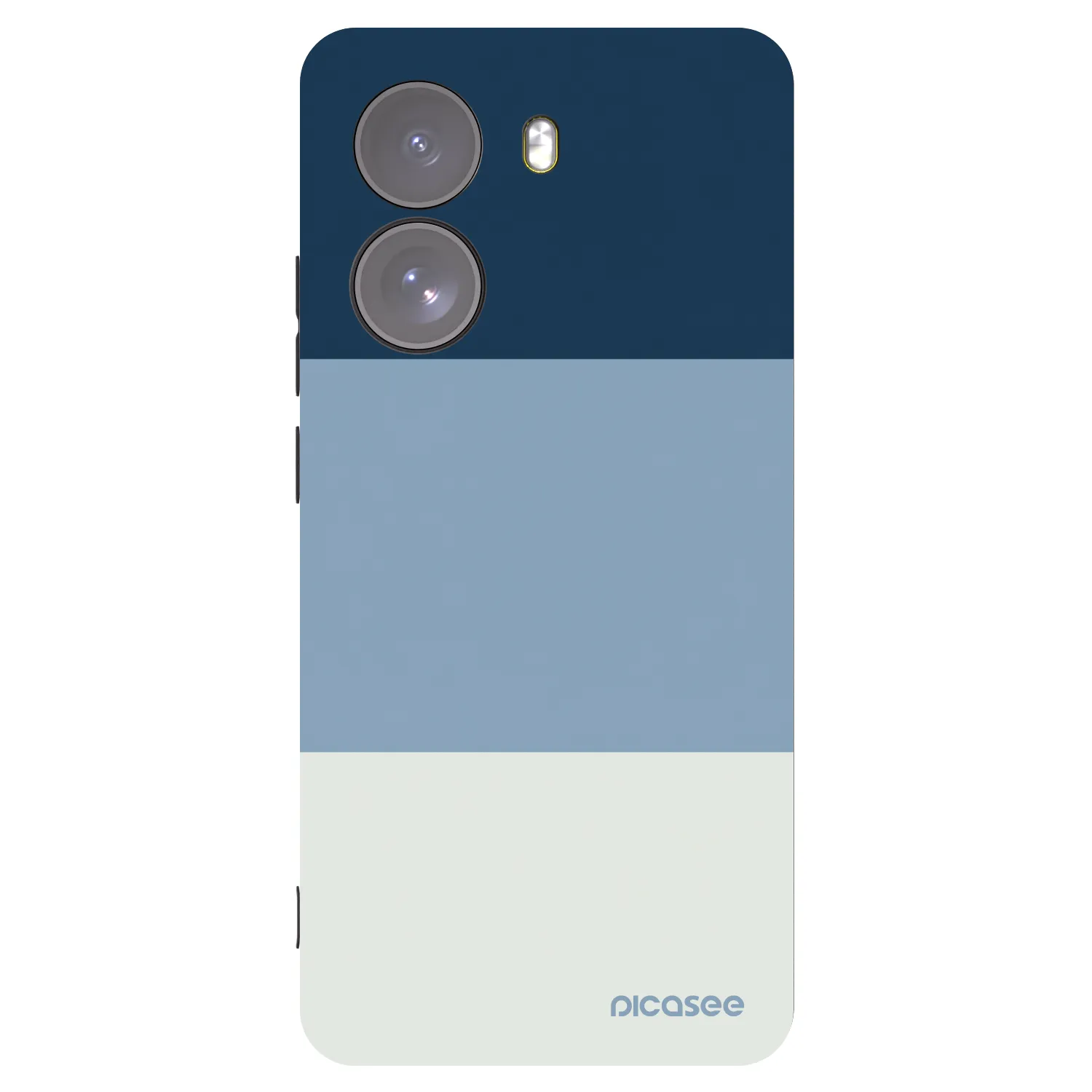 Picasee silikonowe czarne etui na Xiaomi Poco X7 - Coastal Blue