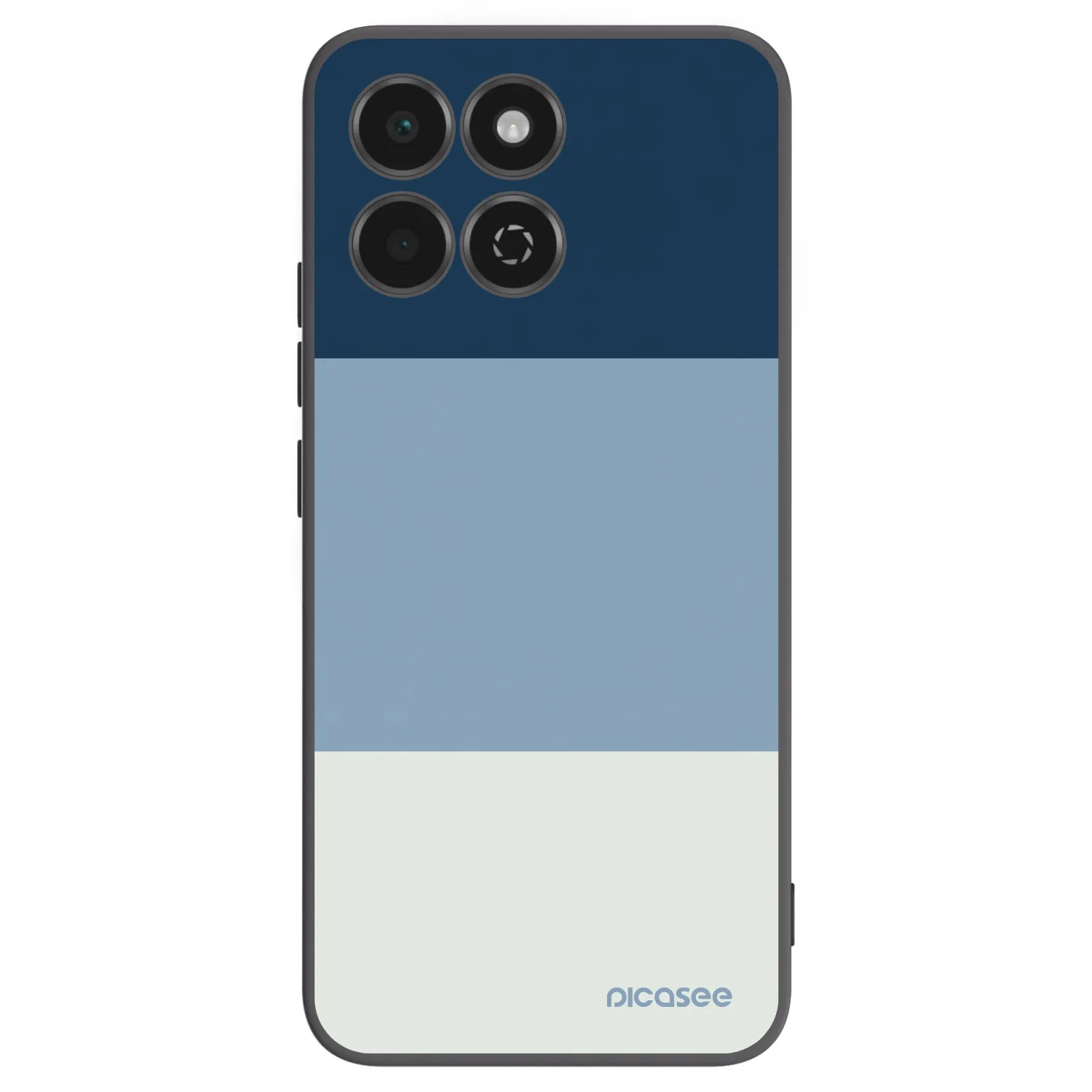 Picasee silikonowe czarne etui na Honor 200 Smart 5G - Coastal Blue