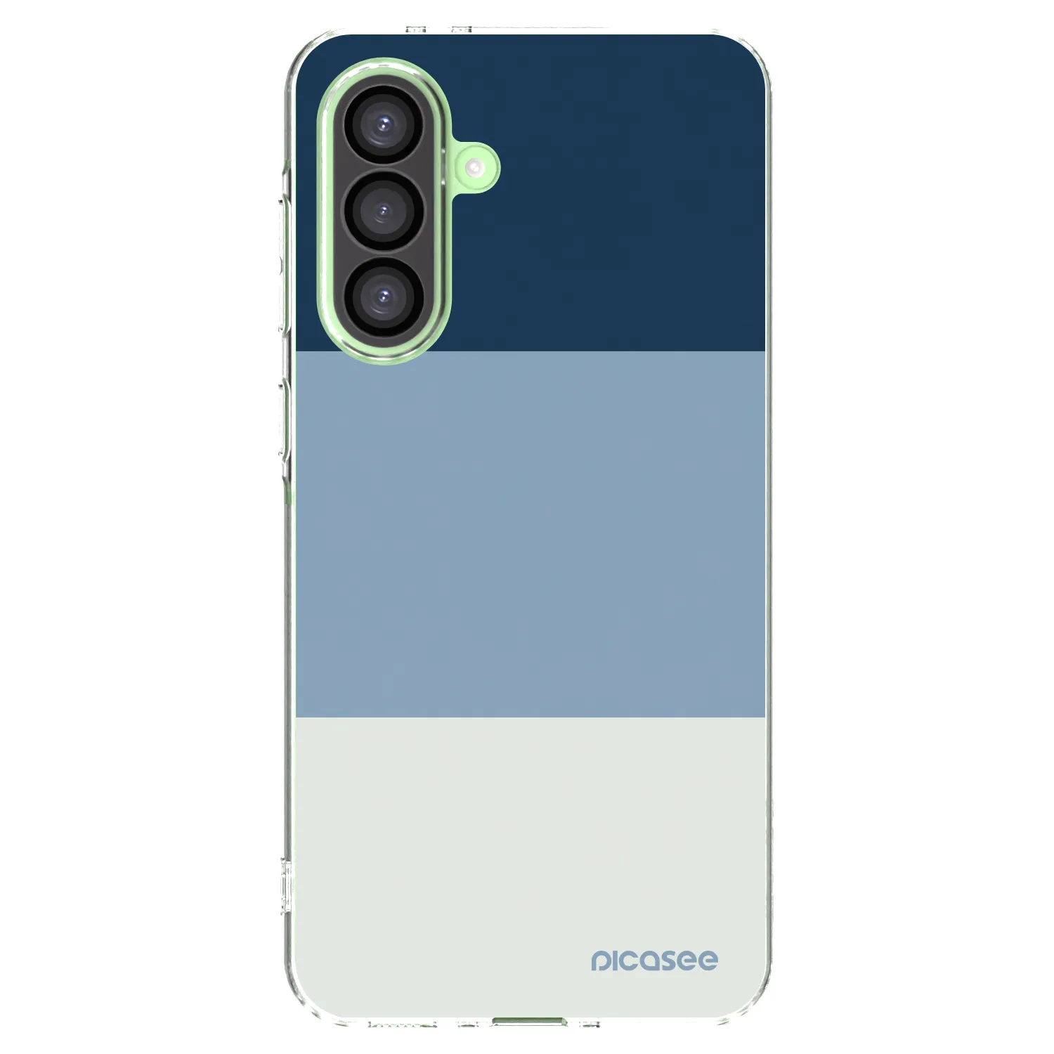 Picasee silikonowe przeźroczyste etui na Samsung Galaxy A26 5G A266B - Coastal Blue