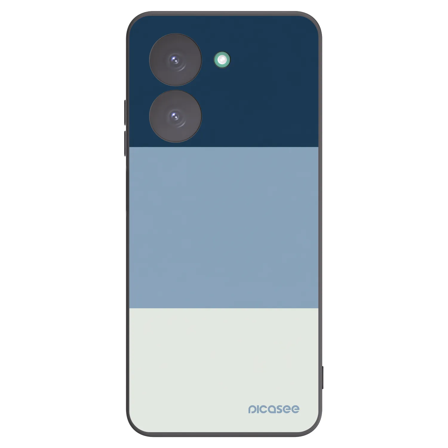 Picasee silikonowe czarne etui na Xiaomi Redmi A5 - Coastal Blue
