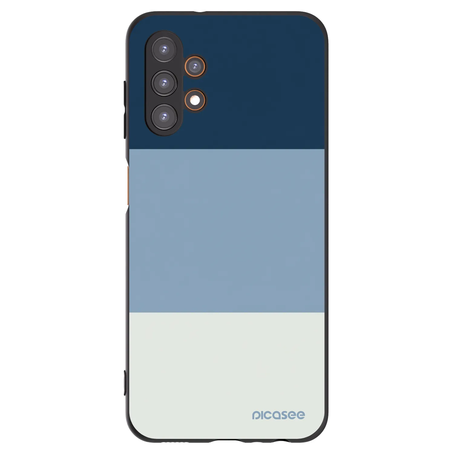 Picasee silikonowe czarne etui na Samsung Galaxy A13 5G - Coastal Blue