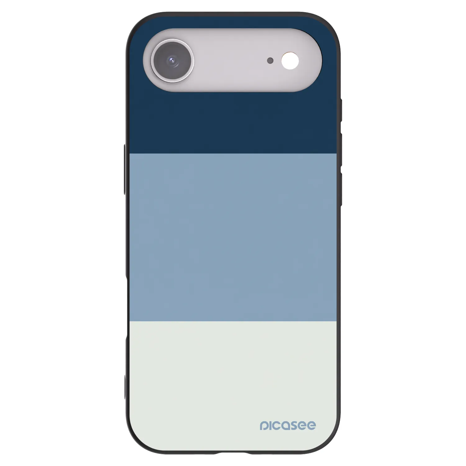 Picasee silikonowe czarne etui na Apple iPhone Air - Coastal Blue