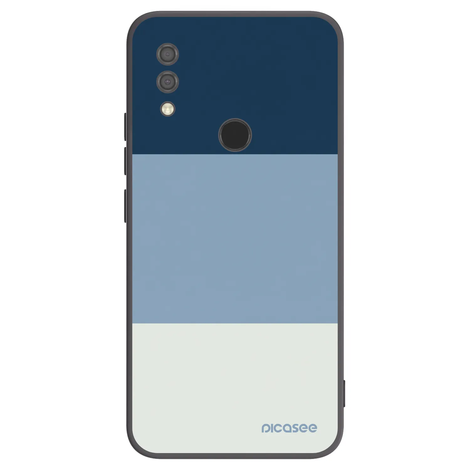 Picasee silikonowe czarne etui na Xiaomi Redmi 7 - Coastal Blue