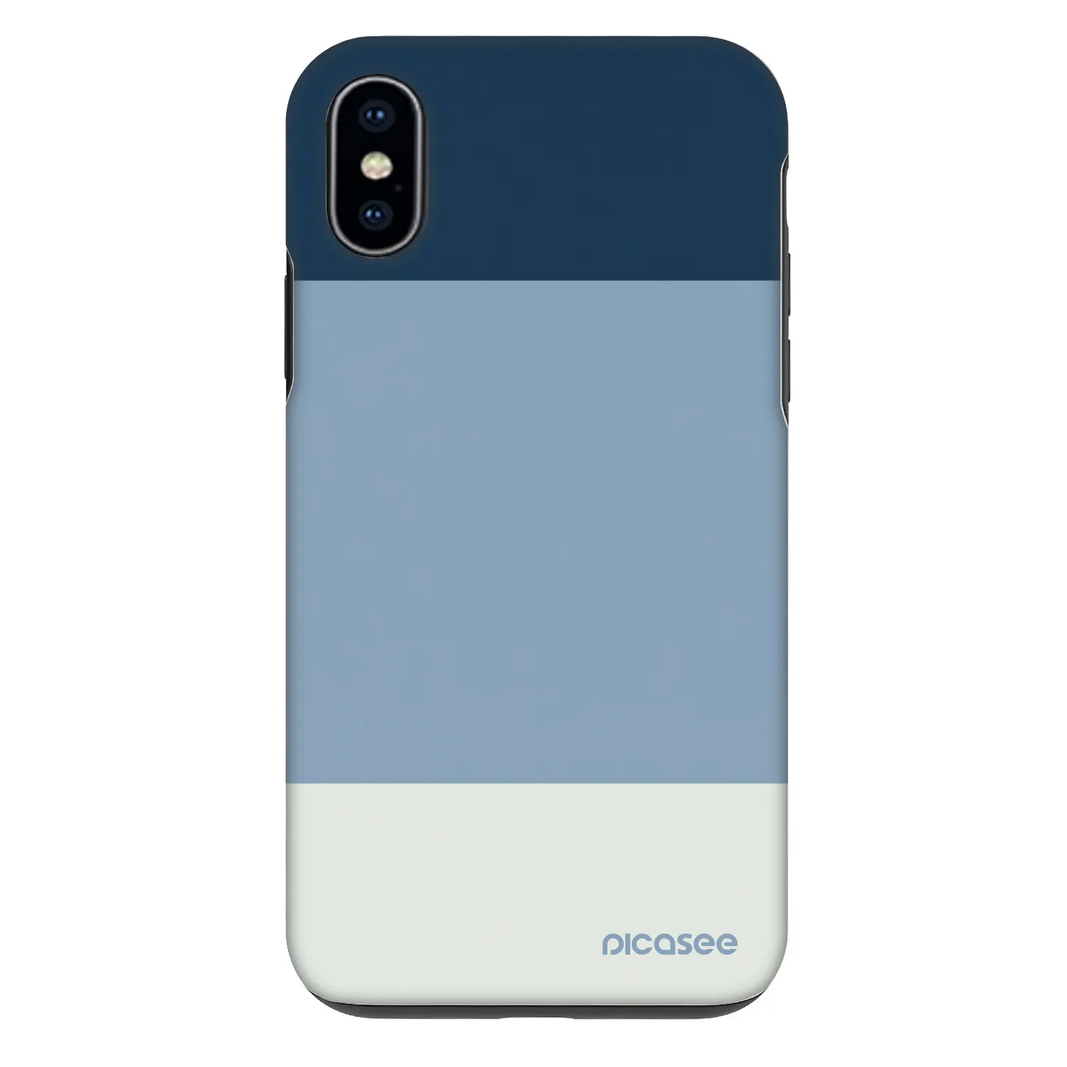 Picasee Fashion Case na Apple iPhone X/XS - Coastal Blue