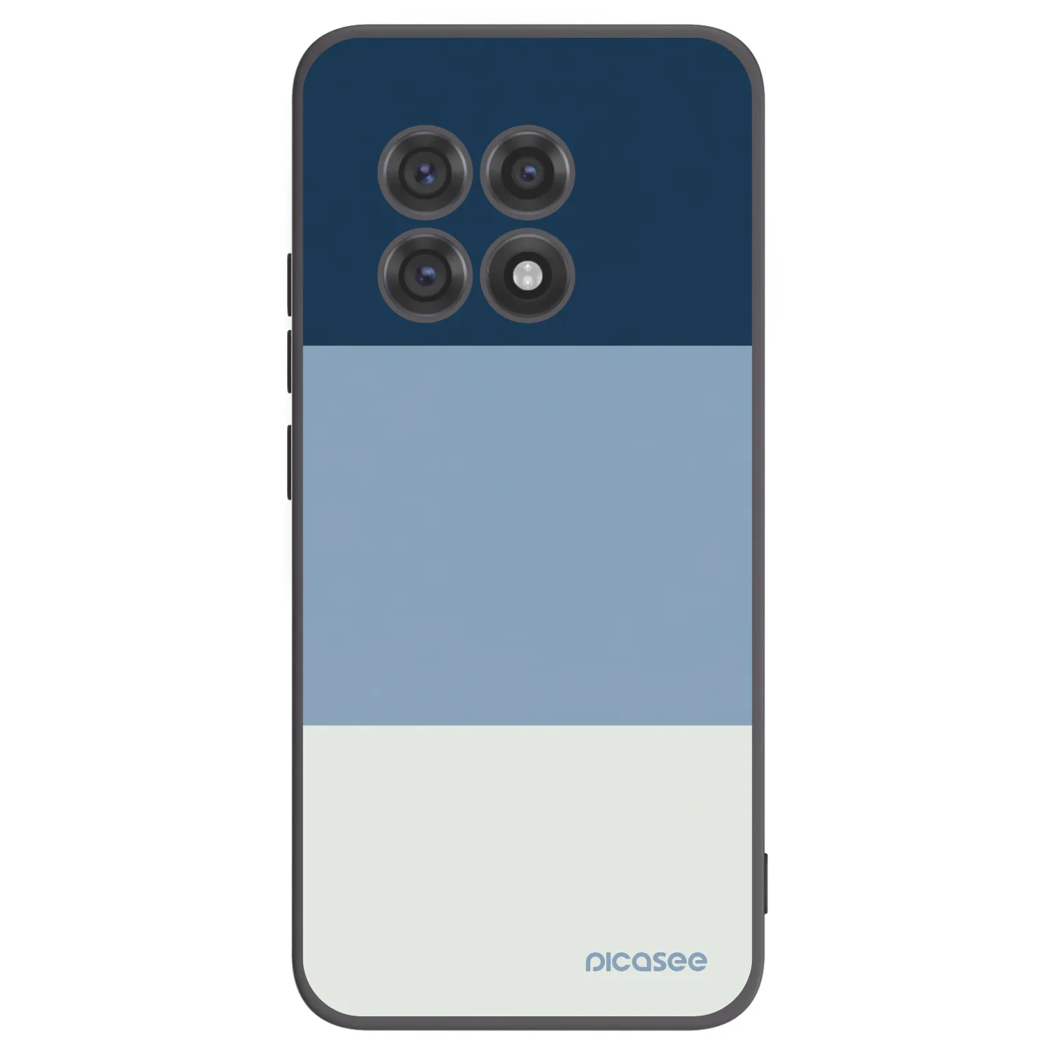 Picasee silikonowe czarne etui na OnePlus 13R 5G - Coastal Blue