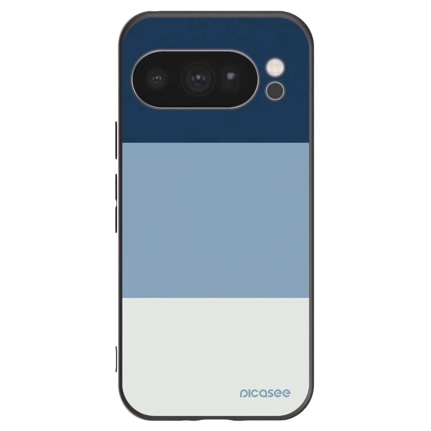 Picasee silikonowe czarne etui na Google Pixel 10 Pro - Coastal Blue