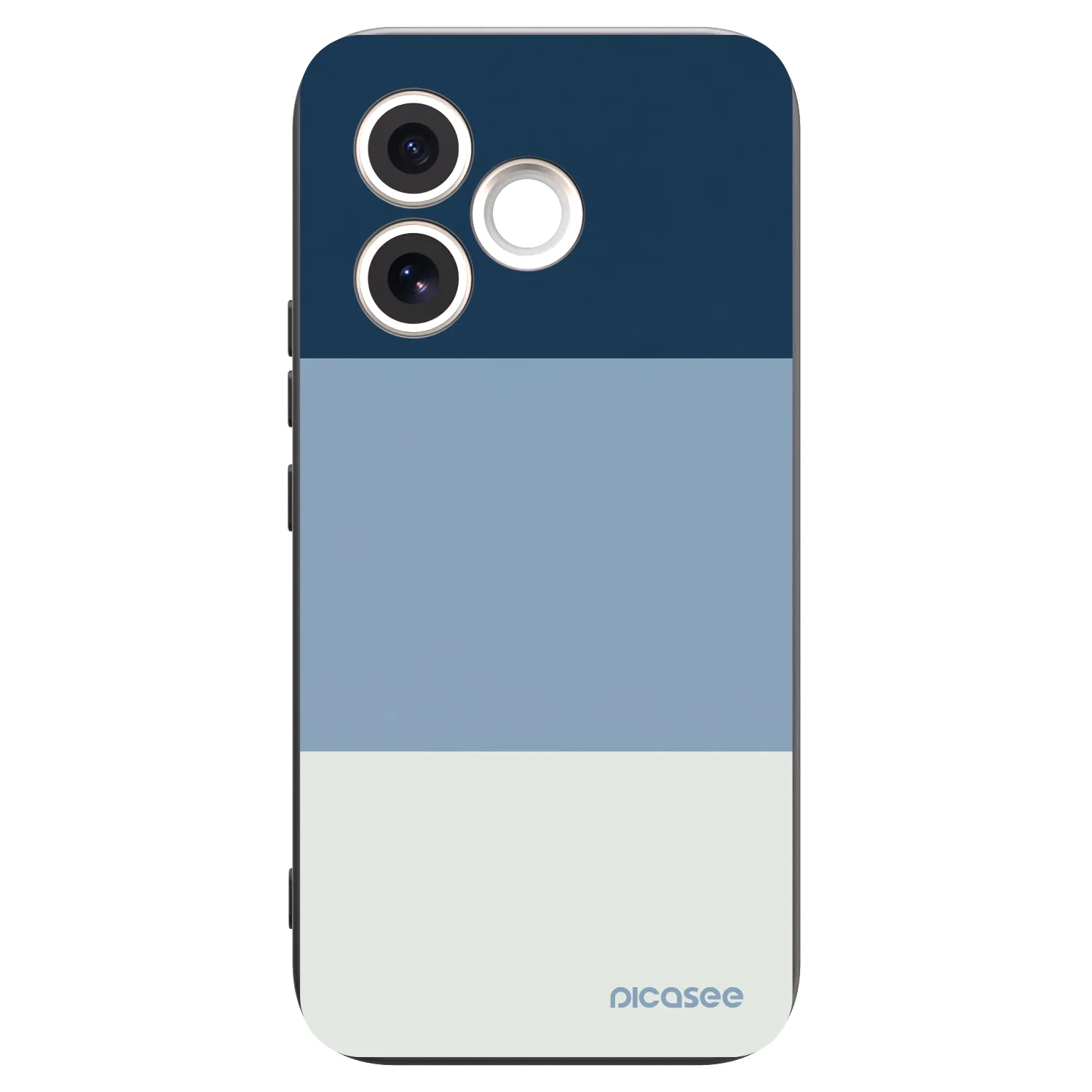 Picasee silikonowe czarne etui na Honor 600 Lite - Coastal Blue