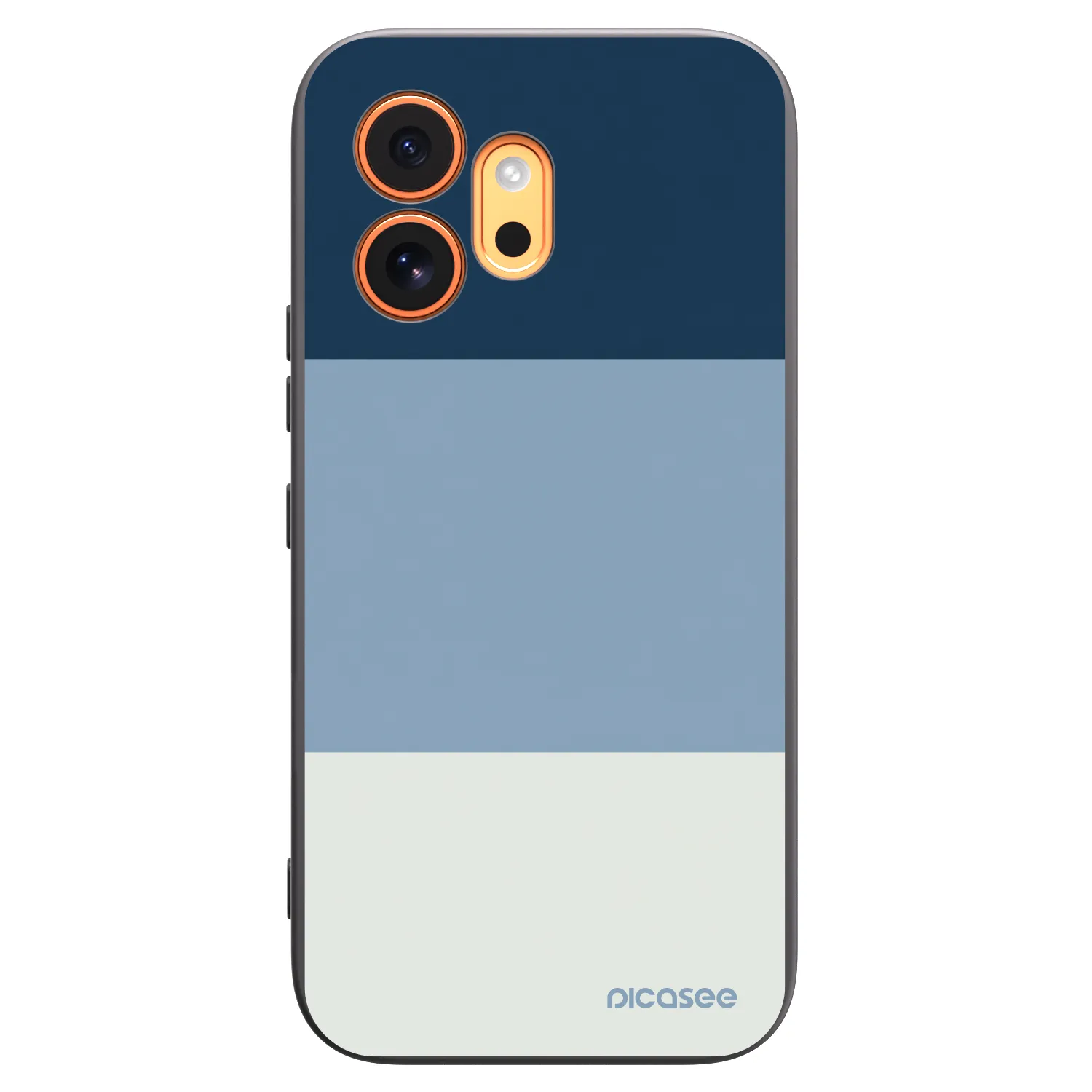 Picasee silikonowe czarne etui na Honor 600 - Coastal Blue