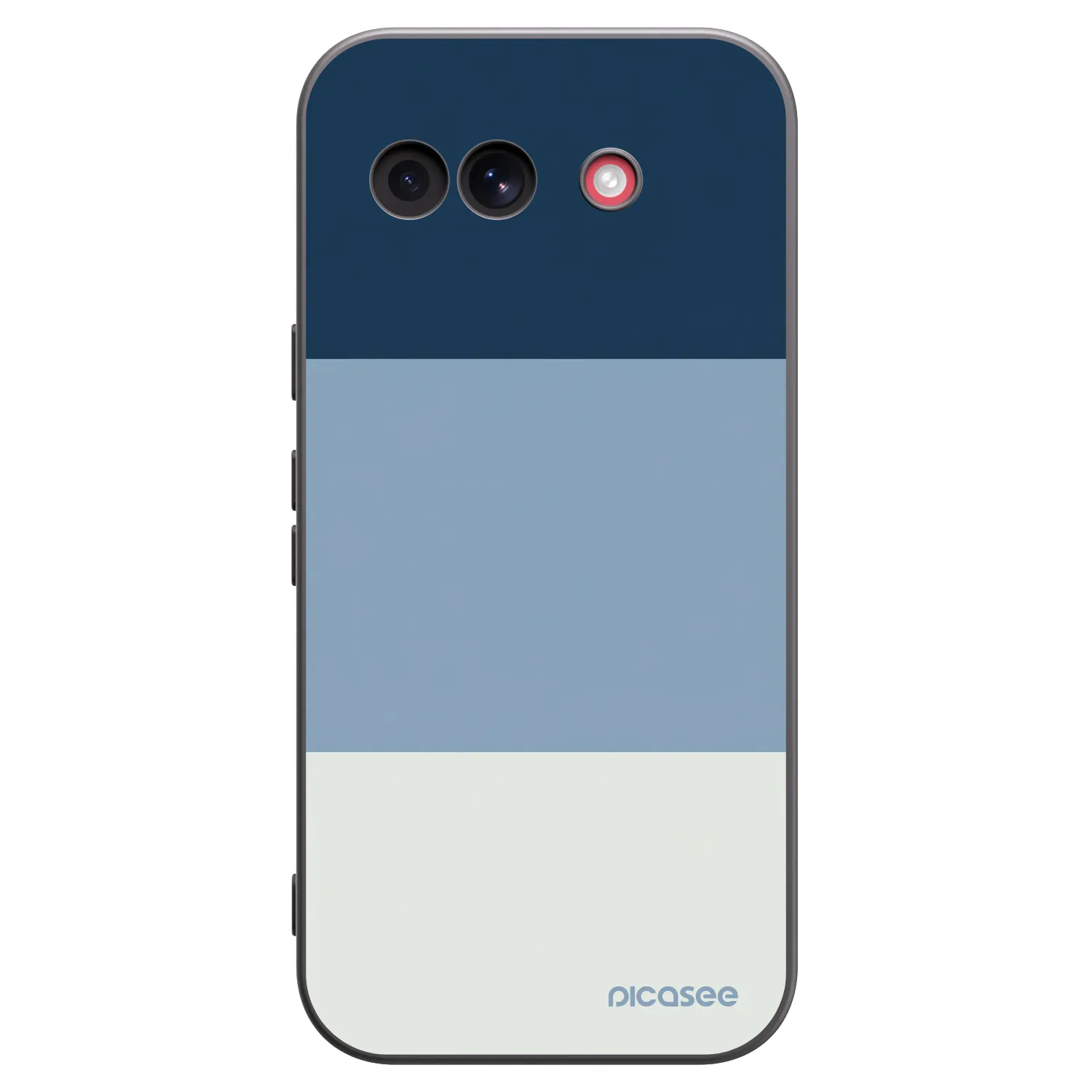 Picasee silikonowe czarne etui na Google Pixel 10a - Coastal Blue