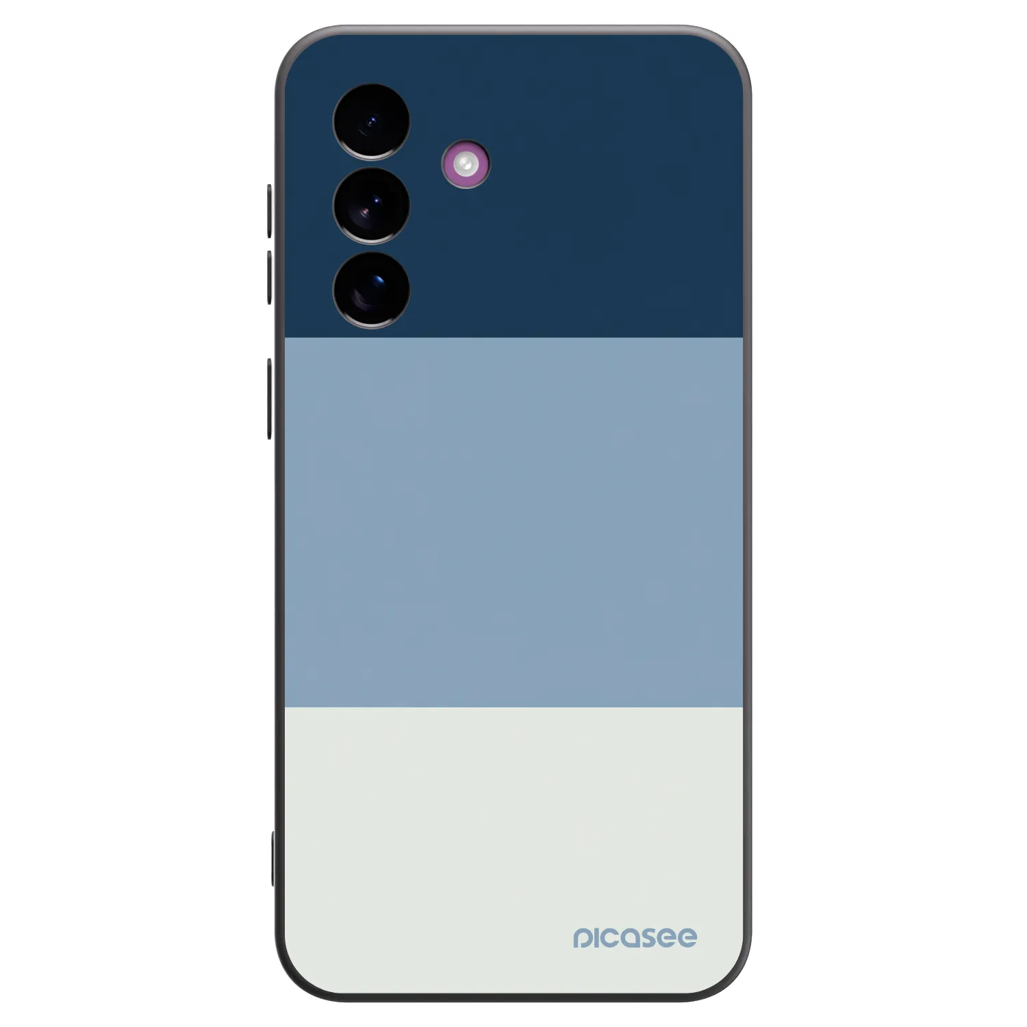 Picasee silikonowe czarne etui na Samsung Galaxy A37 - Coastal Blue