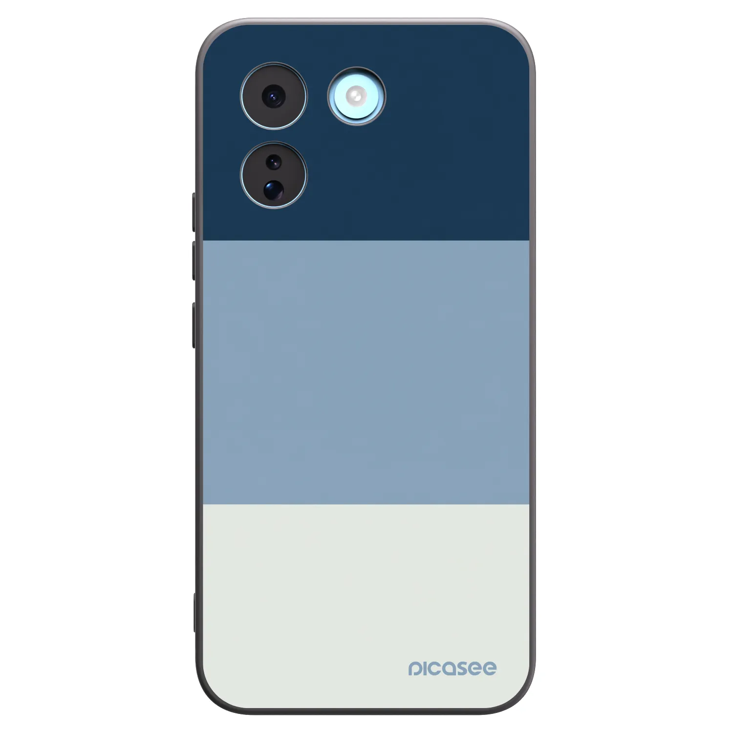 Picasee silikonowe czarne etui na Xiaomi Redmi Note 17 Pro MAX 5G - Coastal Blue