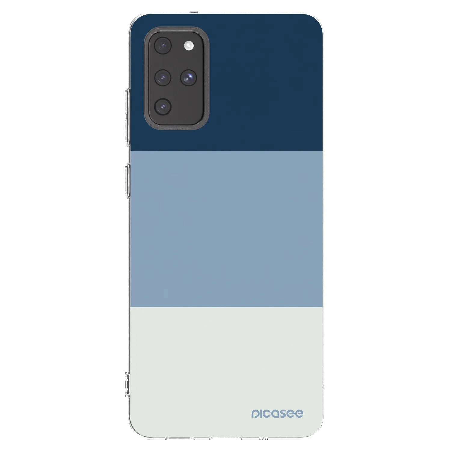 Picasee silikonowe przeźroczyste etui na Samsung Galaxy S20+ G985F - Coastal Blue