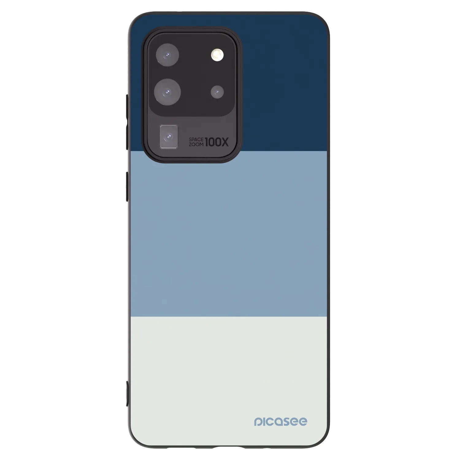 Picasee silikonowe czarne etui na Samsung Galaxy S20 Ultra 5G G988F - Coastal Blue