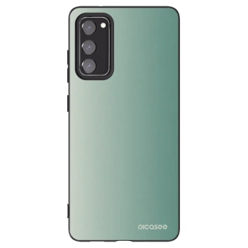 Picasee silikonowe czarne etui na Samsung Galaxy S20 FE - Misty Sage