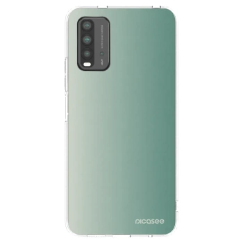 Picasee silikonowe przeźroczyste etui na Xiaomi Redmi 9T - Misty Sage