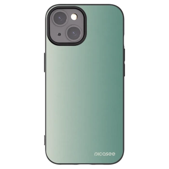 Picasee silikonowe czarne etui na Apple iPhone 15 - Misty Sage