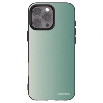 Picasee silikonowe czarne etui na Apple iPhone 16 Pro Max - Misty Sage