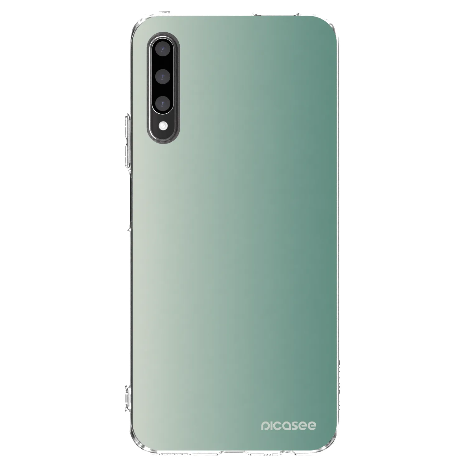 Picasee silikonowe przeźroczyste etui na Honor 9X Pro - Misty Sage