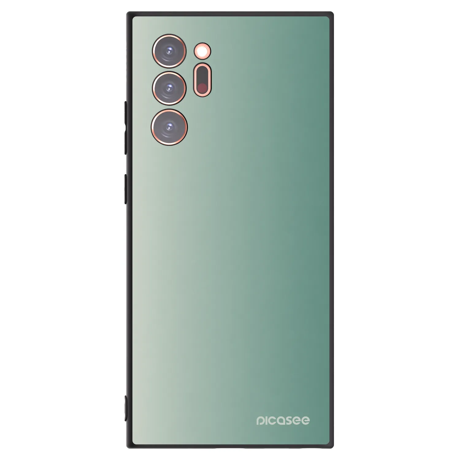 Picasee silikonowe czarne etui na Samsung Galaxy Note 20 Ultra - Misty Sage