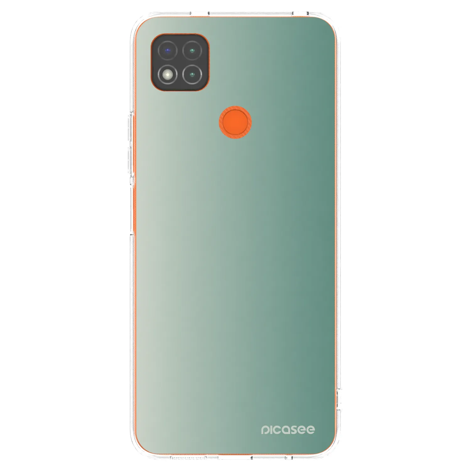 Picasee silikonowe przeźroczyste etui na Xiaomi Redmi 9C - Misty Sage