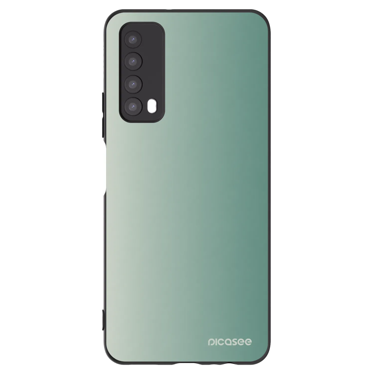 Picasee silikonowe czarne etui na Huawei P Smart 2021 - Misty Sage