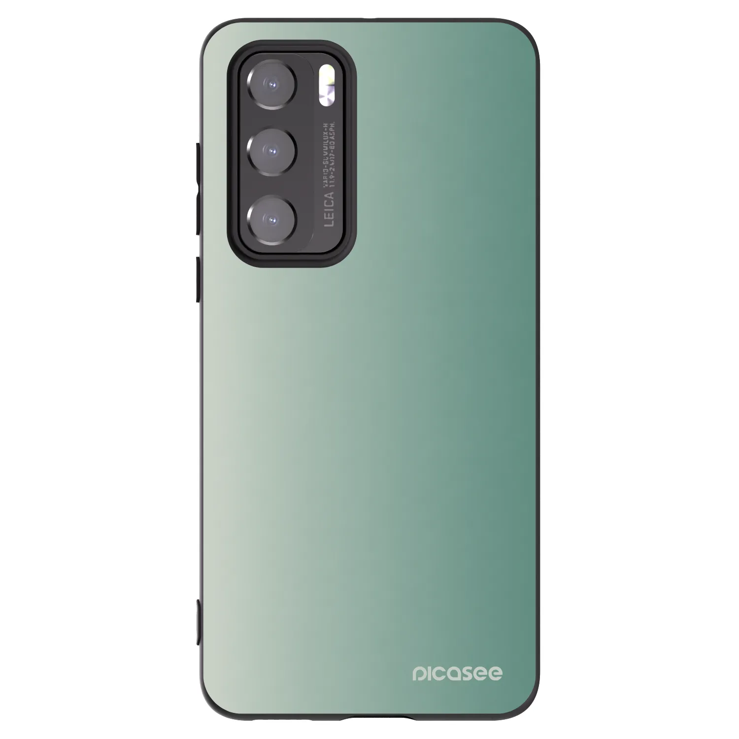Picasee silikonowe czarne etui na Huawei P40 - Misty Sage