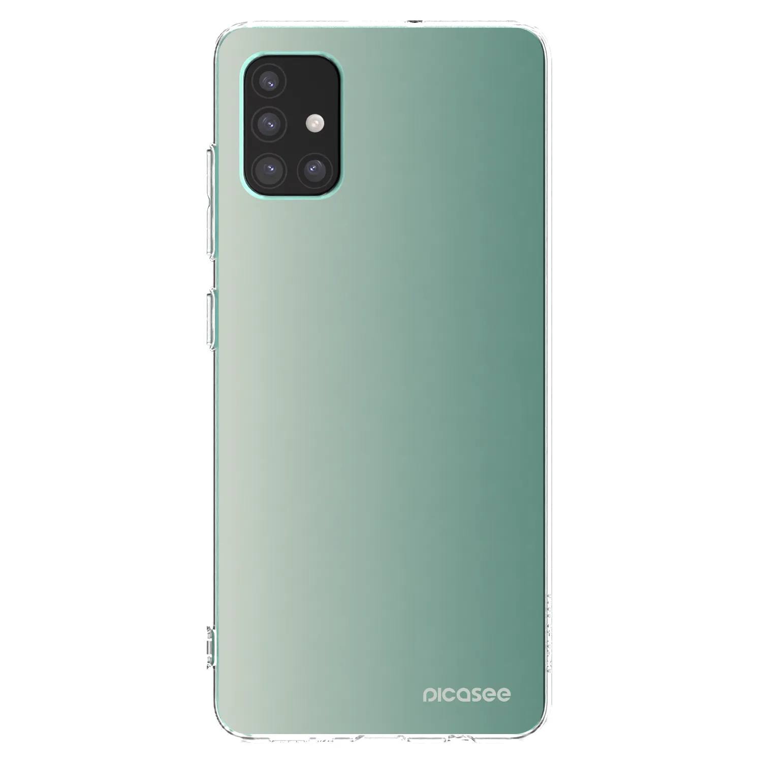 Picasee silikonowe przeźroczyste etui na Samsung Galaxy M51 M515F - Misty Sage