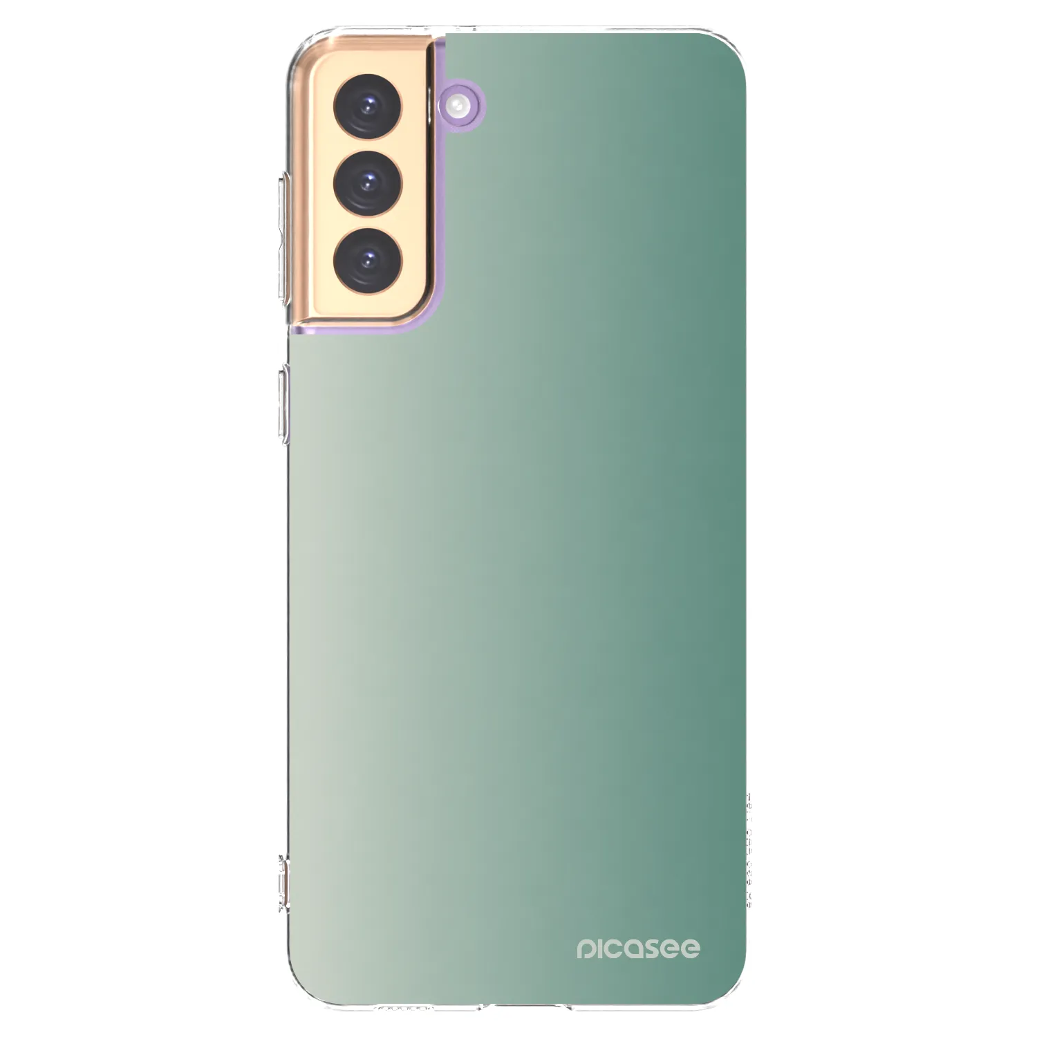 Picasee silikonowe przeźroczyste etui na Samsung Galaxy S21+ 5G G996F - Misty Sage