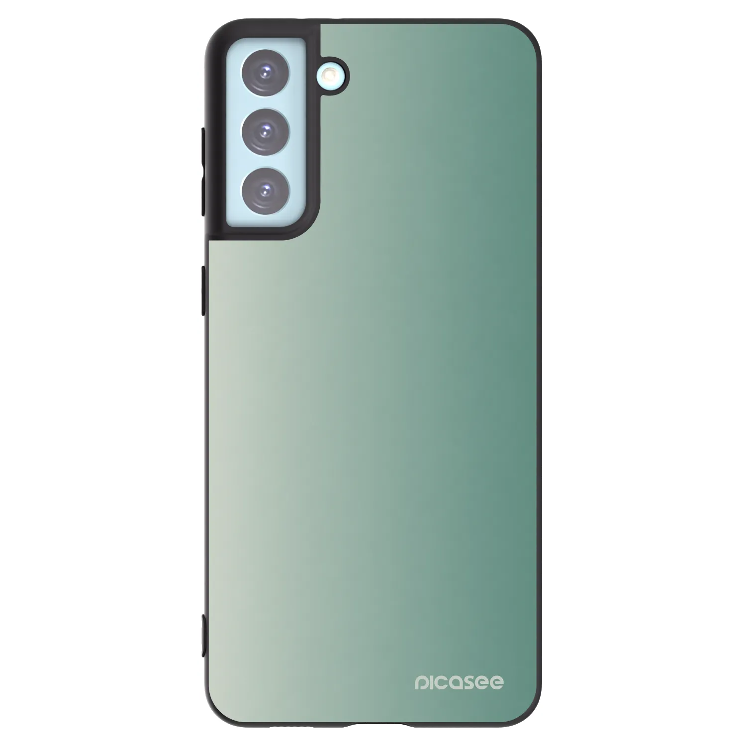 Picasee silikonowe czarne etui na Samsung Galaxy S21+ 5G G996F - Misty Sage
