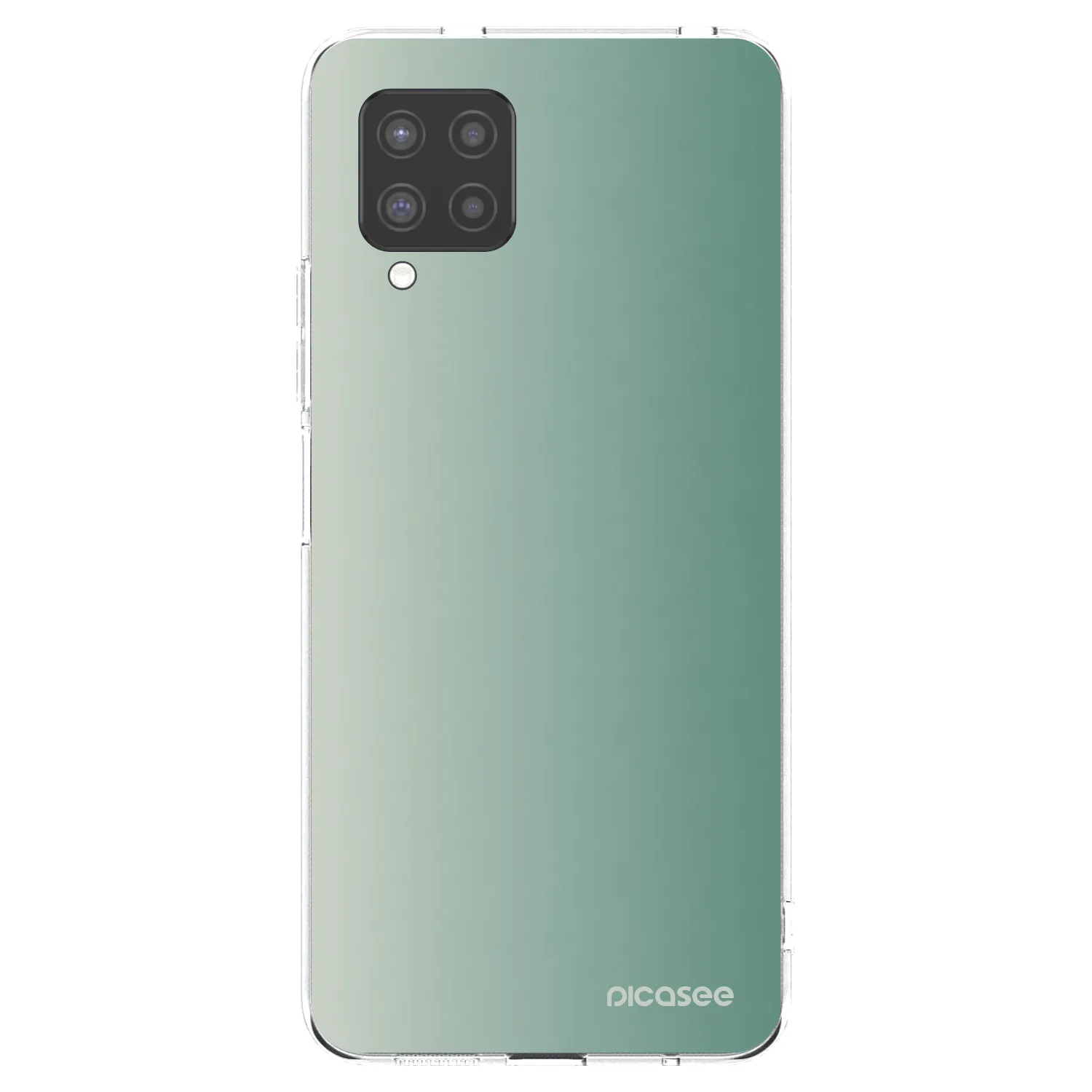 Picasee silikonowe przeźroczyste etui na Samsung Galaxy A42 A426B - Misty Sage