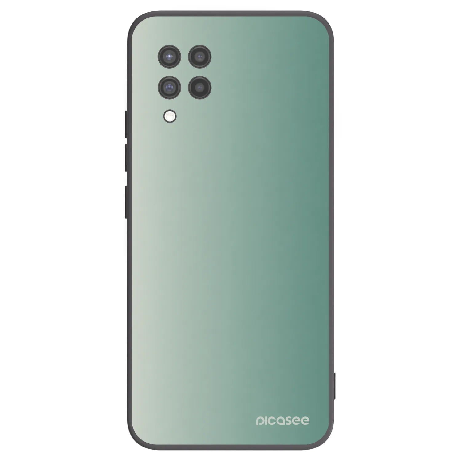 Picasee silikonowe czarne etui na Samsung Galaxy A42 A426B - Misty Sage