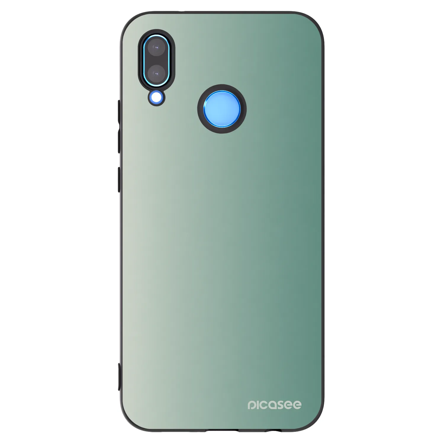 Picasee silikonowe czarne etui na Huawei P20 Lite - Misty Sage
