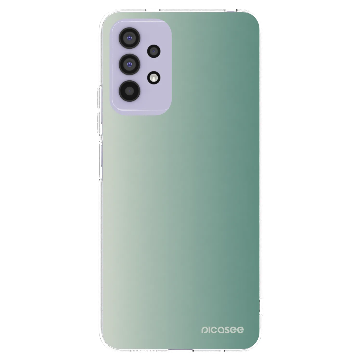 Picasee silikonowe przeźroczyste etui na Samsung Galaxy A32 4G SM-A325F - Misty Sage