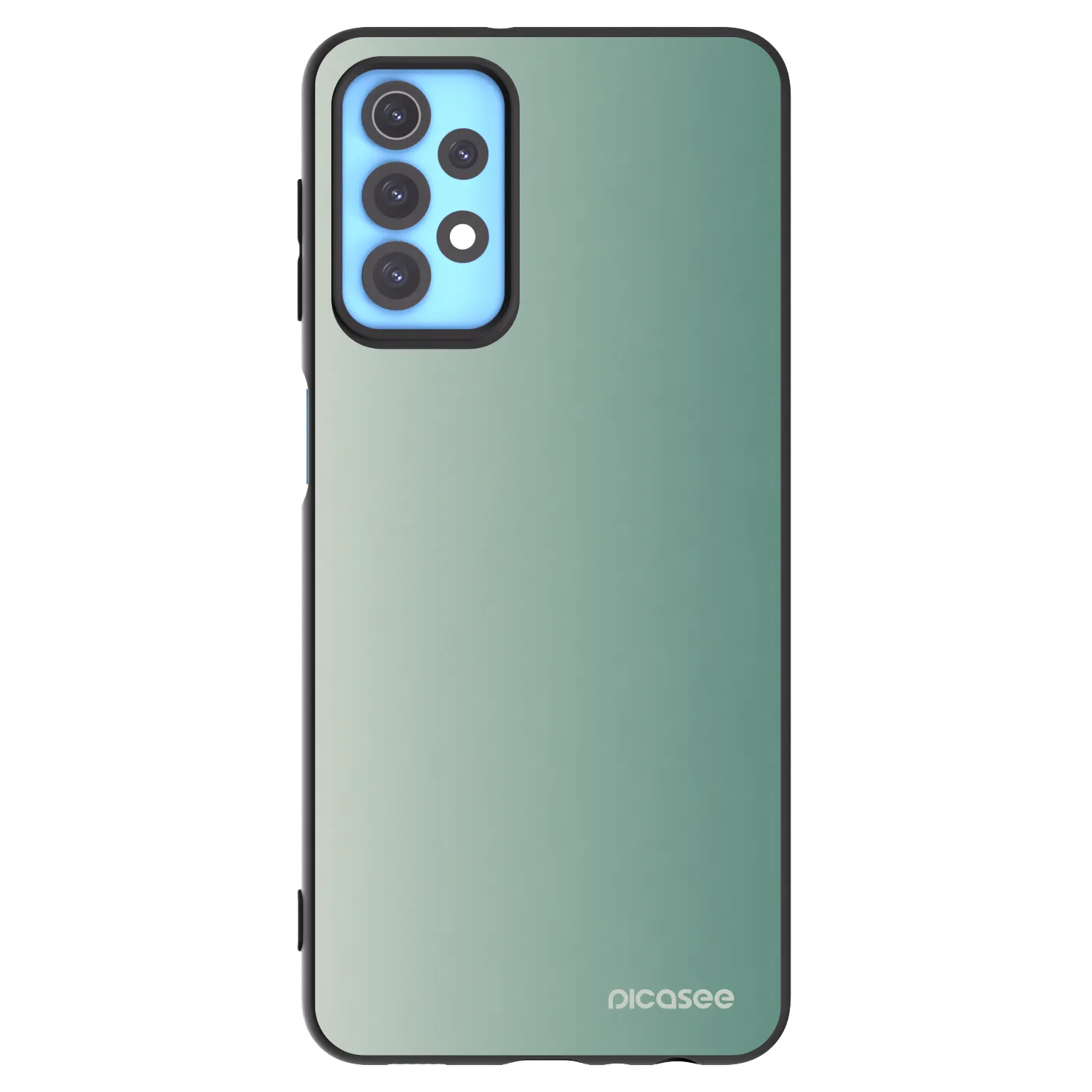 Picasee silikonowe czarne etui na Samsung Galaxy A32 4G SM-A325F - Misty Sage