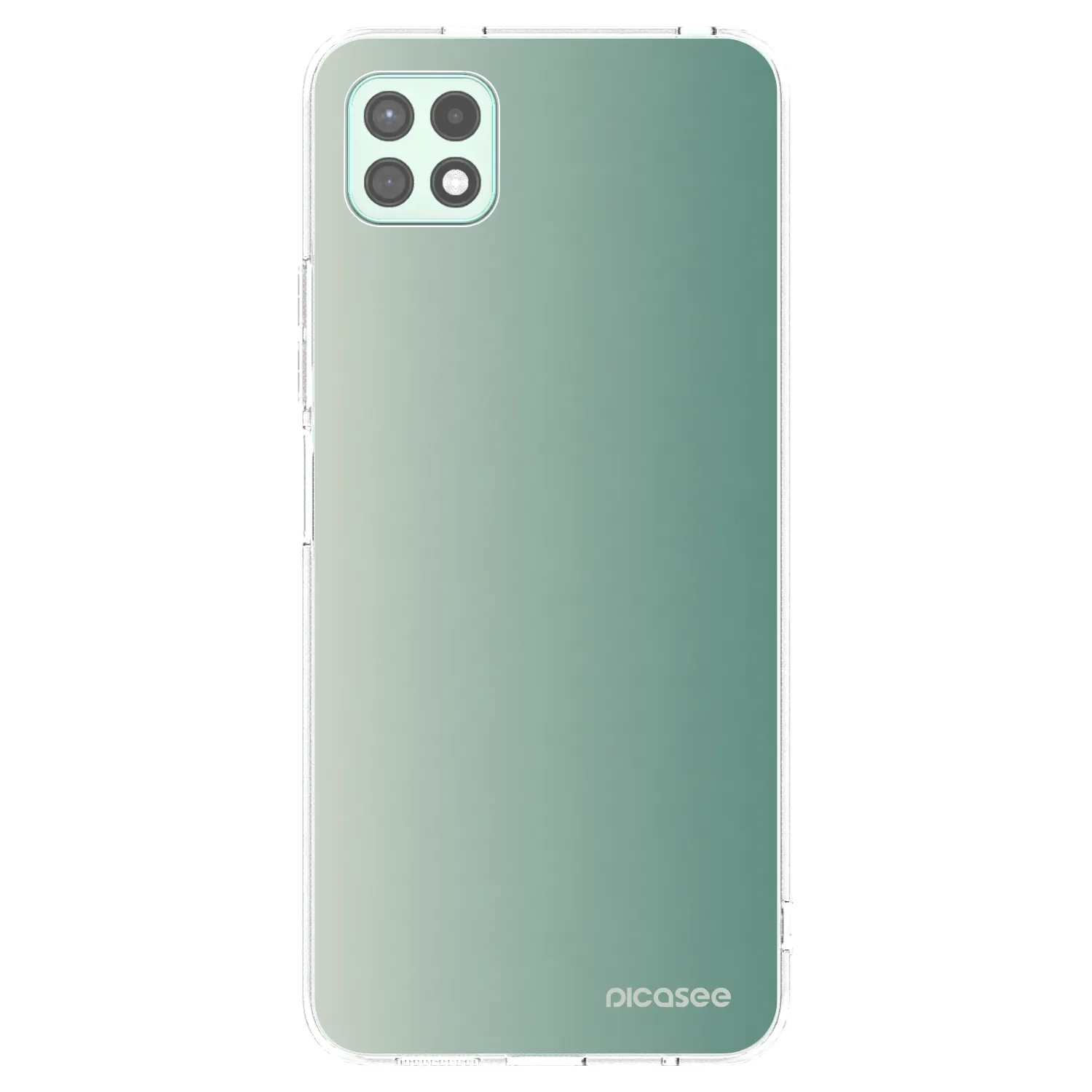 Picasee silikonowe przeźroczyste etui na Samsung Galaxy A22 A226B 5G - Misty Sage