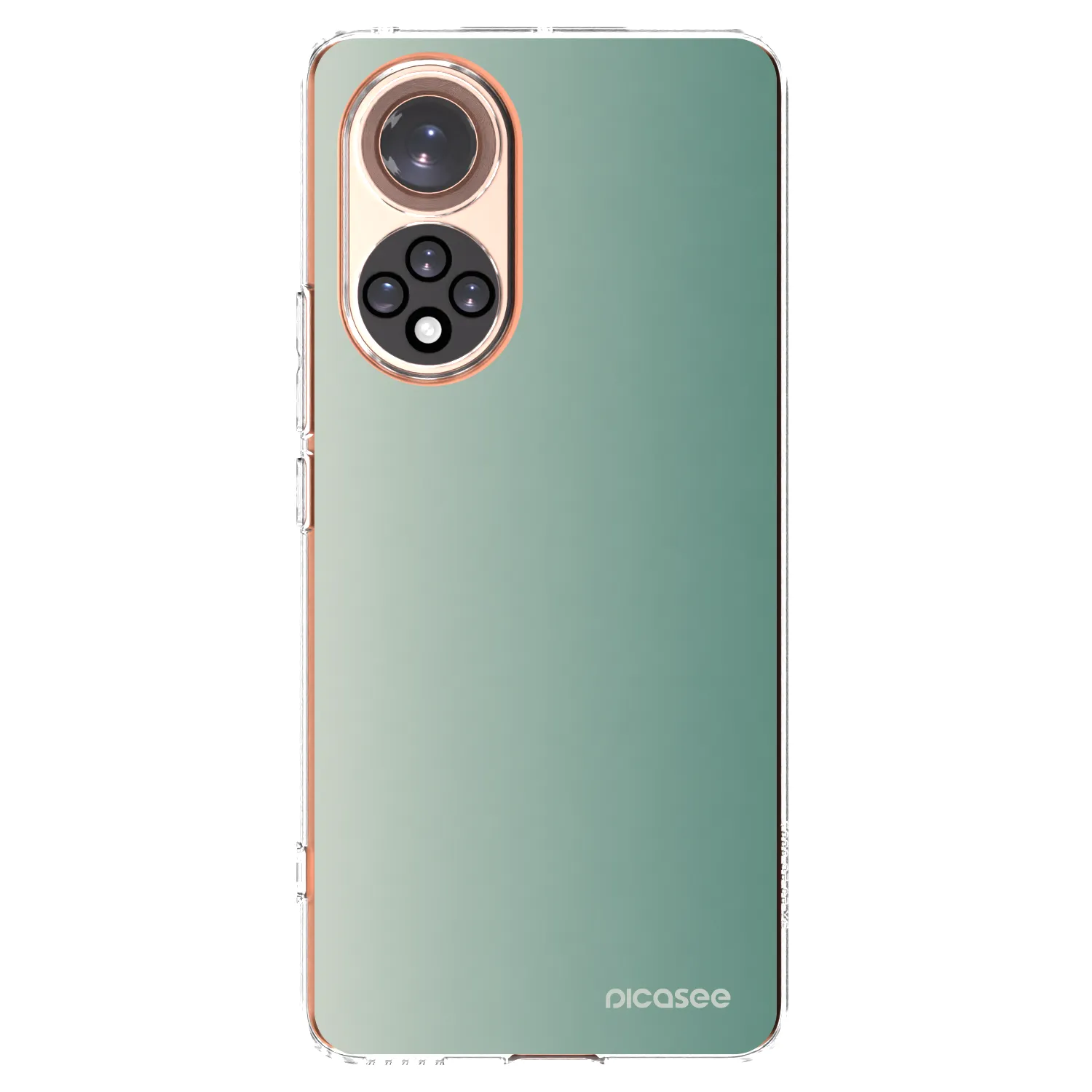 Picasee silikonowe przeźroczyste etui na Honor 50 5G - Misty Sage