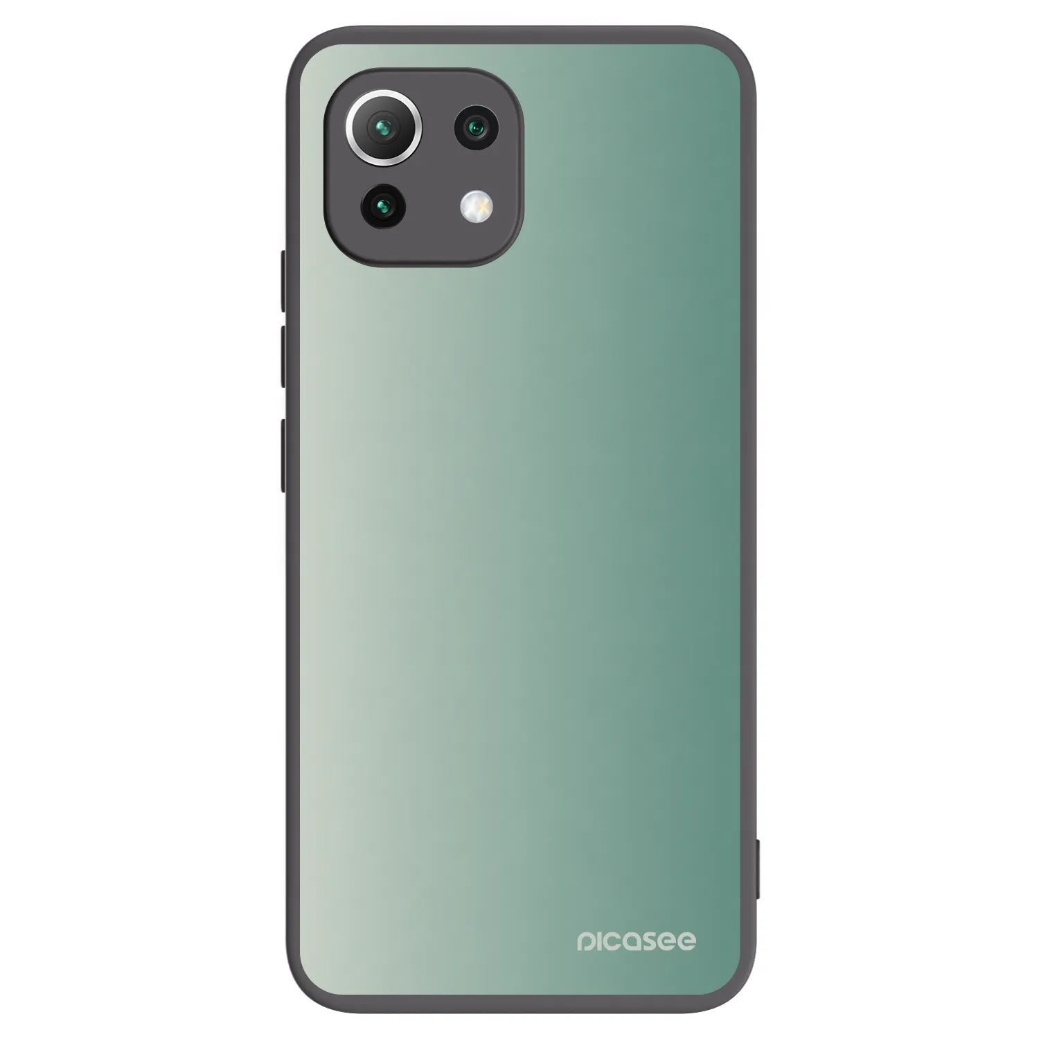 Picasee silikonowe czarne etui na Xiaomi 11 Lite 5G NE - Misty Sage